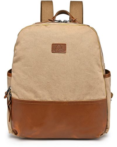 The Same Direction Magnolia Hill Canvas Backpack - Natural