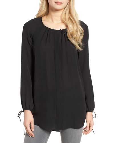 AG Jeans The Winters Silk Crepe Shirt - Black