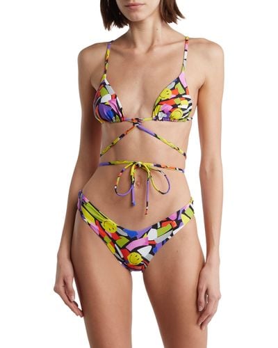 Maaji Smiledelic Coco Journey Reversible Two-piece Bikini - Multicolor