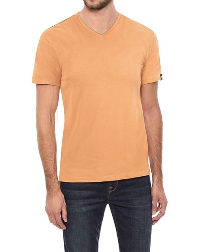 Xray Jeans V-neck Flex T-shirt - Orange