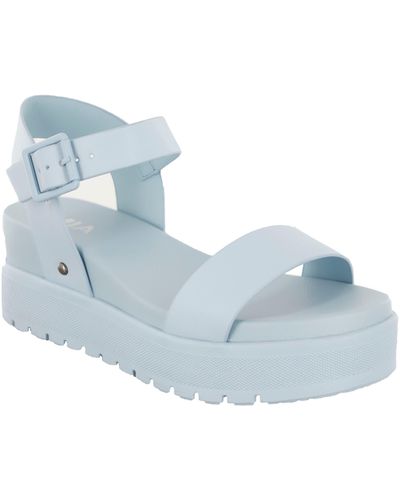 MIA Kayci Platform Sandal - Blue