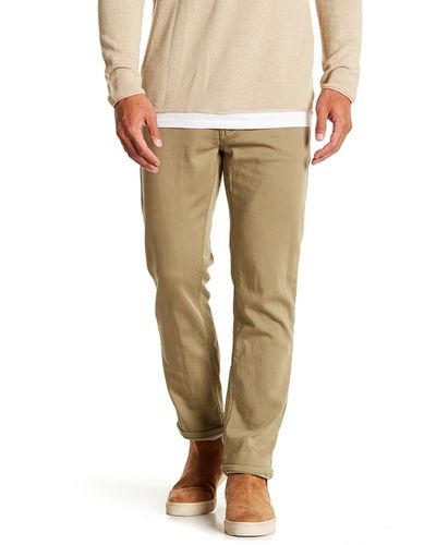 Ezekiel Tinker Five-pocket Straight Leg Pants - Natural