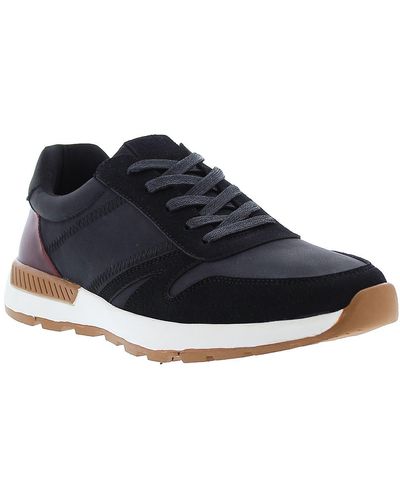 English Laundry Mateo Suede Sneaker - Black