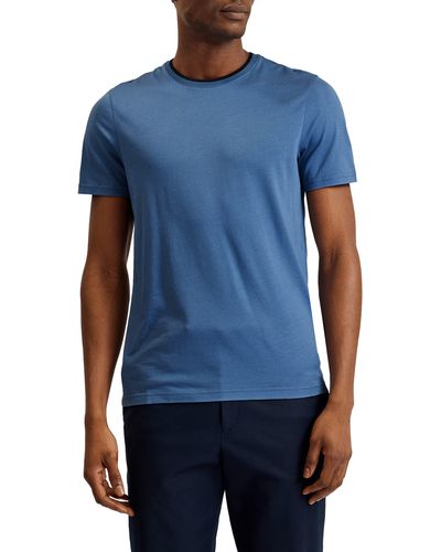 Ted Baker Solid T-shirt - Blue
