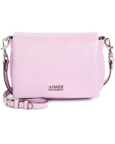 Aimee Kestenberg Wonder Double Zip Crossbody Bag - Pink