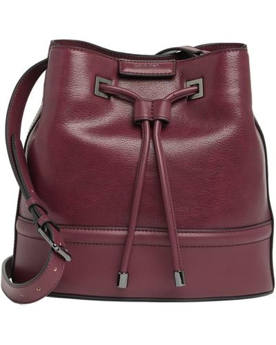 Calvin Klein Ash Bucket Bag - Purple