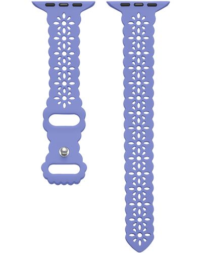 The Posh Tech Lace Silicone Apple Watch Replacement Band - Blue