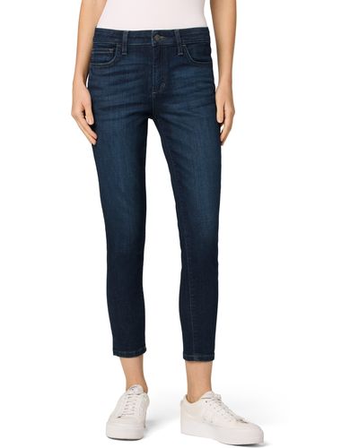 Joe's Crop Curvy Skinny Jeans - Blue