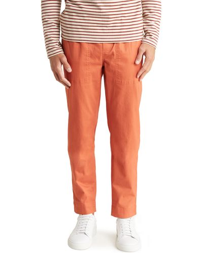 Brooks Brothers Stretch Cotton Pants - Orange