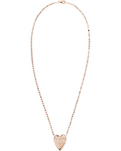 Lana Jewelry Jewelry Taken Heart Diamond Pendant Necklace - Blue