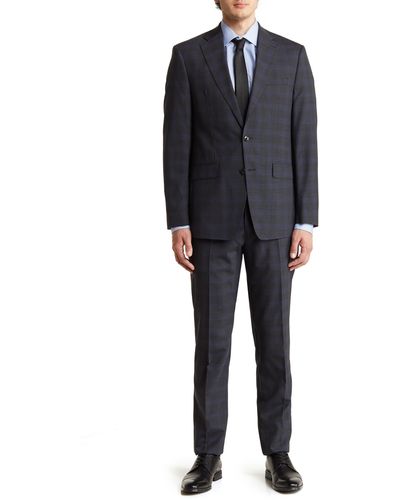 Calvin Klein Mabry Two-button Wool Blend Suit - Black
