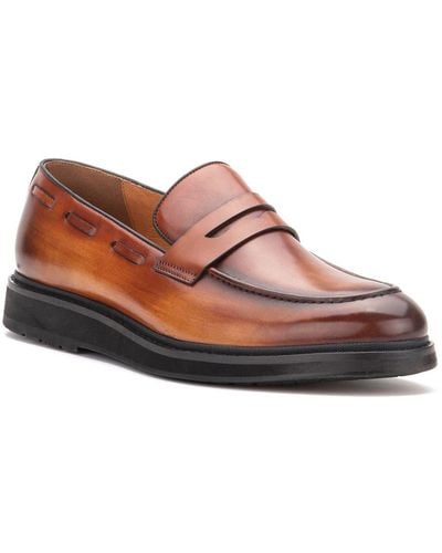 Vintage Foundry Lionell Leather Penny Loafer - Brown