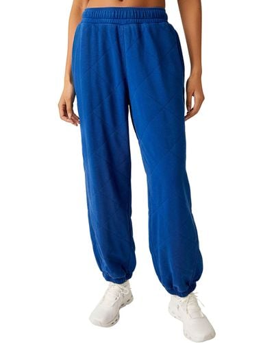 Fp Movement All Star Quilted Cotton Blend sweatpants - Blue