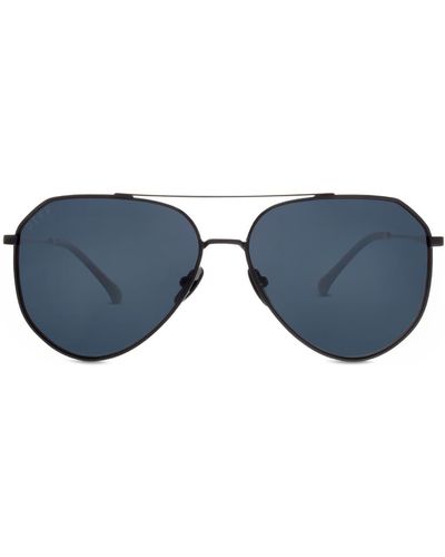 DIFF Dash 61mm Aviator Sunglasses - Blue