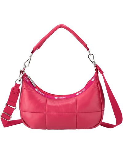 LeSportsac Small Puffy Hobo Bag - Red
