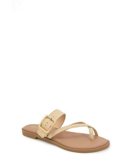 Kensie Mandi Slide Sandal - Natural