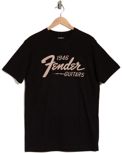 American Needle Fender Cotton Graphic T-shirt - Black
