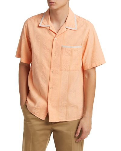 NN07 Julio 5915 Short Sleeve Button-up Camp Shirt - Multicolor