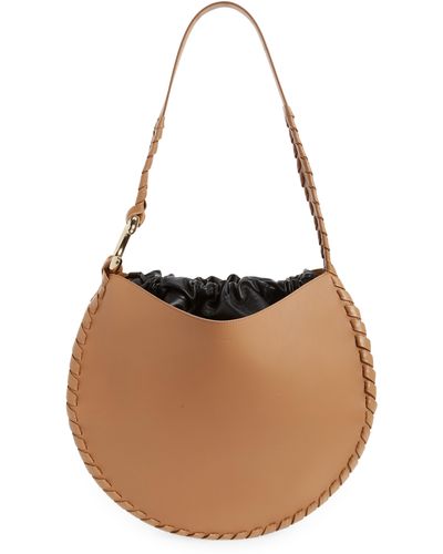 Chloé Large Mate Leather Hobo - Brown