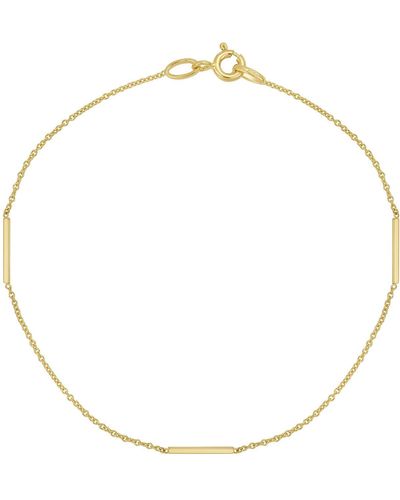 Bony Levy Blg 14k Gold Chain Bracelet - White
