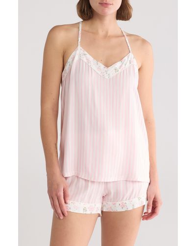 Pj Salvage Stripe Short Pajamas - Pink