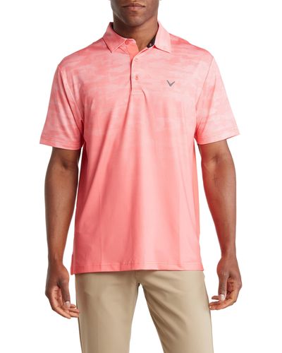 Callaway Golf® Ombré Golf Polo - Pink