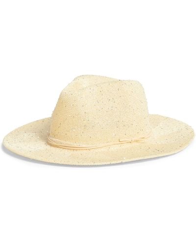 Nordstrom Sequin Knit Panama Hat - Natural