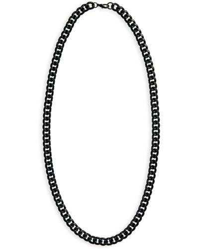 AREA STARS Curb Chain Necklace - Black