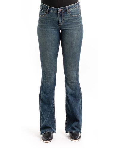 Articles of Society Faith Mid Rise Flare Jeans In Shorewood At Nordstrom Rack - Blue