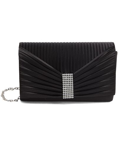 Jessica Mcclintock Alexis Pleated Clutch - Black