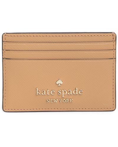 Kate Spade Cameron Small Slim Cardholder Wallet - Brown