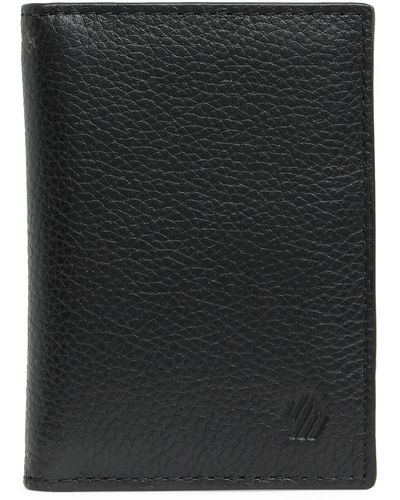 Johnston & Murphy Leather Bifold Wallet - Black