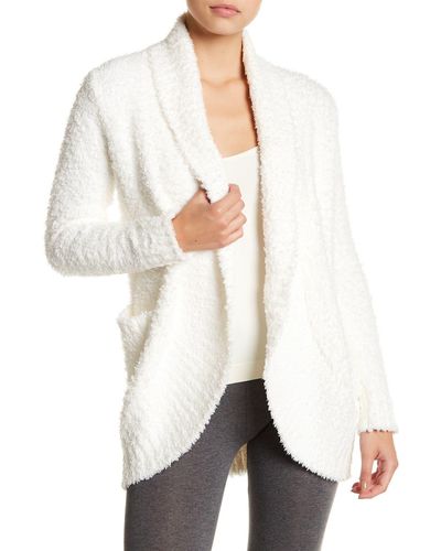 Honeydew Intimates Open Front Knit Cardigan - White