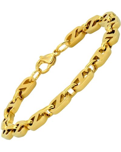 HMY Jewelry Mariner Chain Bracelet - Metallic