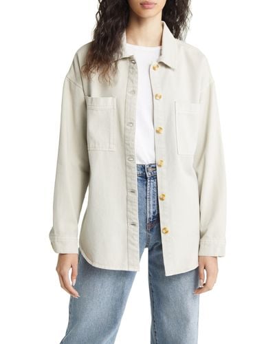 Thread & Supply Fletcher Shirt Jacket - White