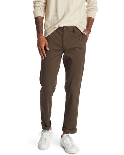 14th & Union The Wallin Stretch Twill Trim Fit Chino Pants - Multicolor
