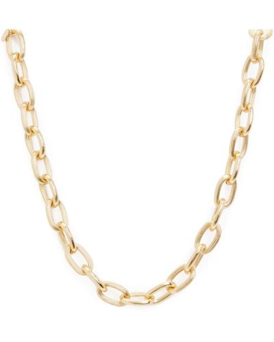 AllSaints Oval Chain Collar Necklace - Metallic