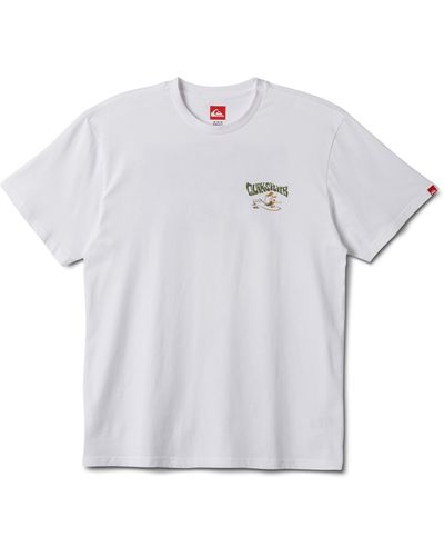 Quiksilver Smooth Move Graphic T-shirt - White