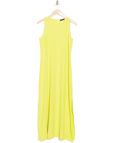 1.STATE Slit Maxi Dress - Yellow