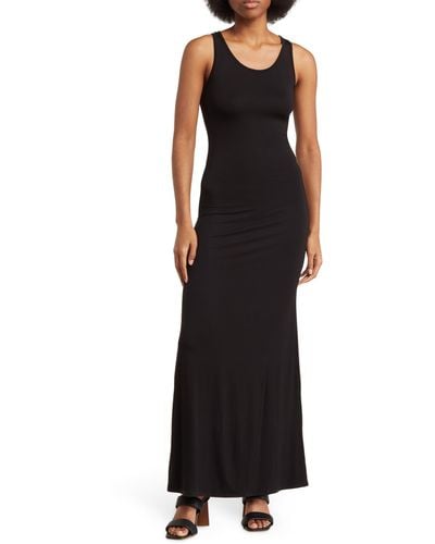 Go Couture Sleeveless Maxi Dress - Black
