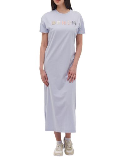 Bench Tussah Cotton T-shirt Dress - White