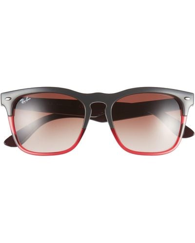 Ray-Ban Ray-ban 54mm Square Sunglasses - Red