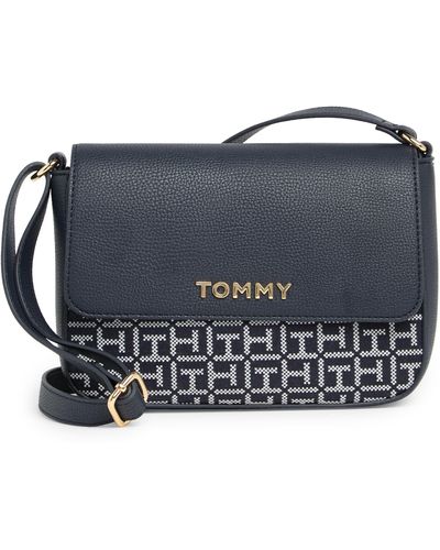 Gray Tommy Hilfiger Shoulder bags for Women | Lyst