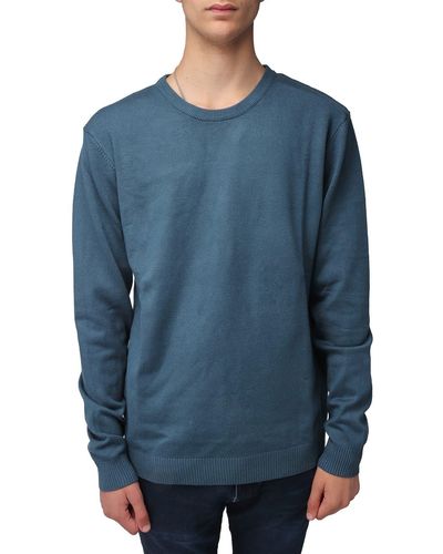 Xray Jeans Crewneck Knit Sweater - Blue