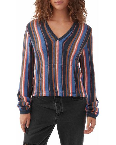 O'neill Sportswear Catamaran Stripe Hooded Sweater - Black
