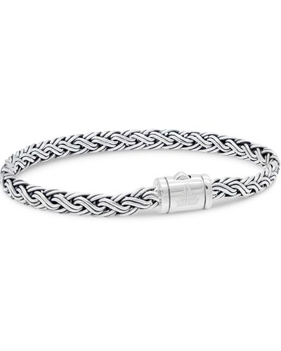 DEVATA Sterling Silver Chain Bracelet - Metallic