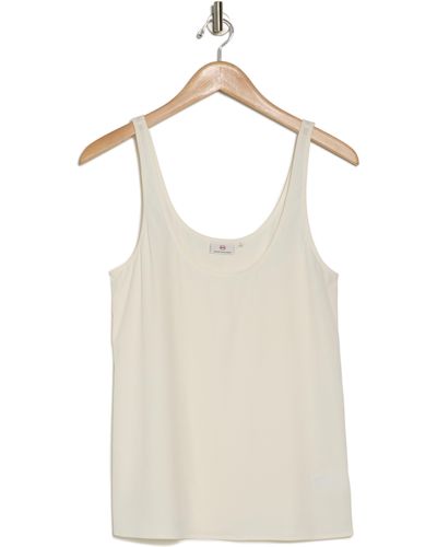 AG Jeans The Breeze Silk Tank - Natural