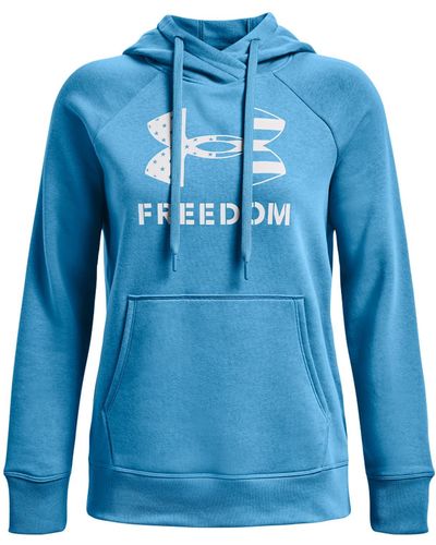 Under Armour Freedom Rival Hoodie - Blue