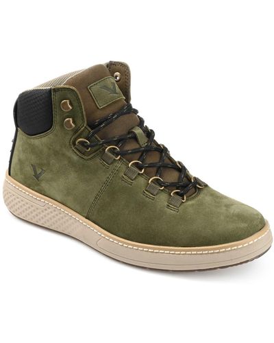 TERRITORY BOOTS Compass Leather Ankle Boot - Green