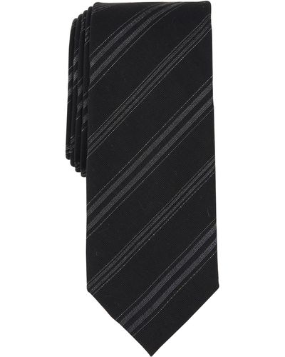Original Penguin Litton Stripe Tie - Black